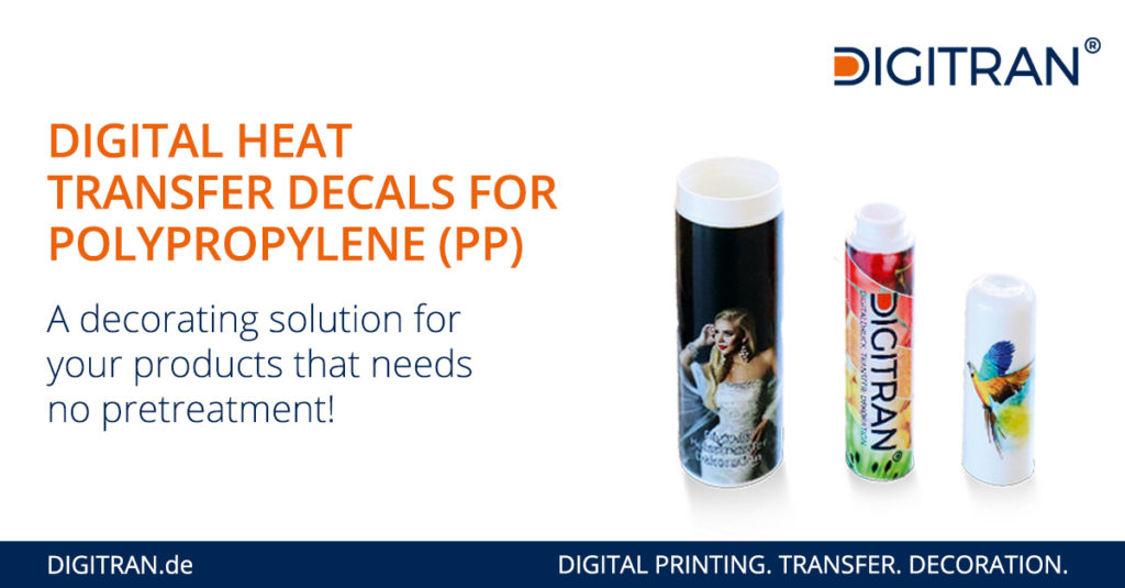 Digital Heat Transfer Decals for Polypropylene (PP)