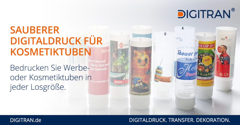 Digitaldruck für Tuben