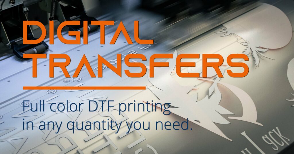 Full-Color Digital Transfers by DTF Printing