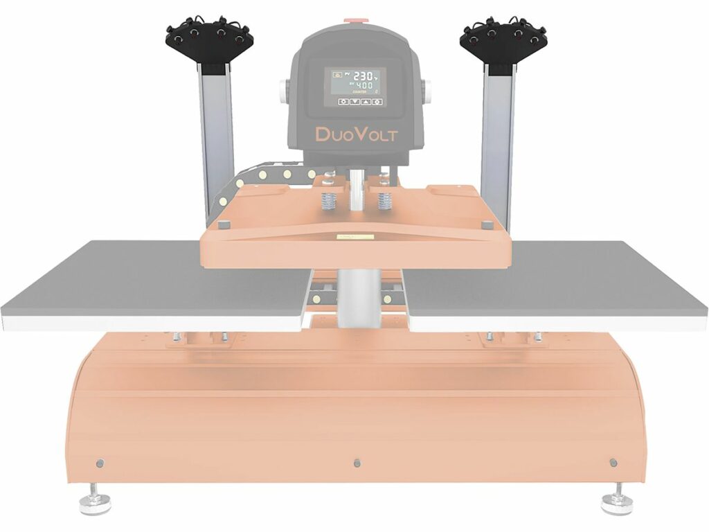 DIGITRAN DuoVolt elektrische Doppel-Transferpresse mit Laser