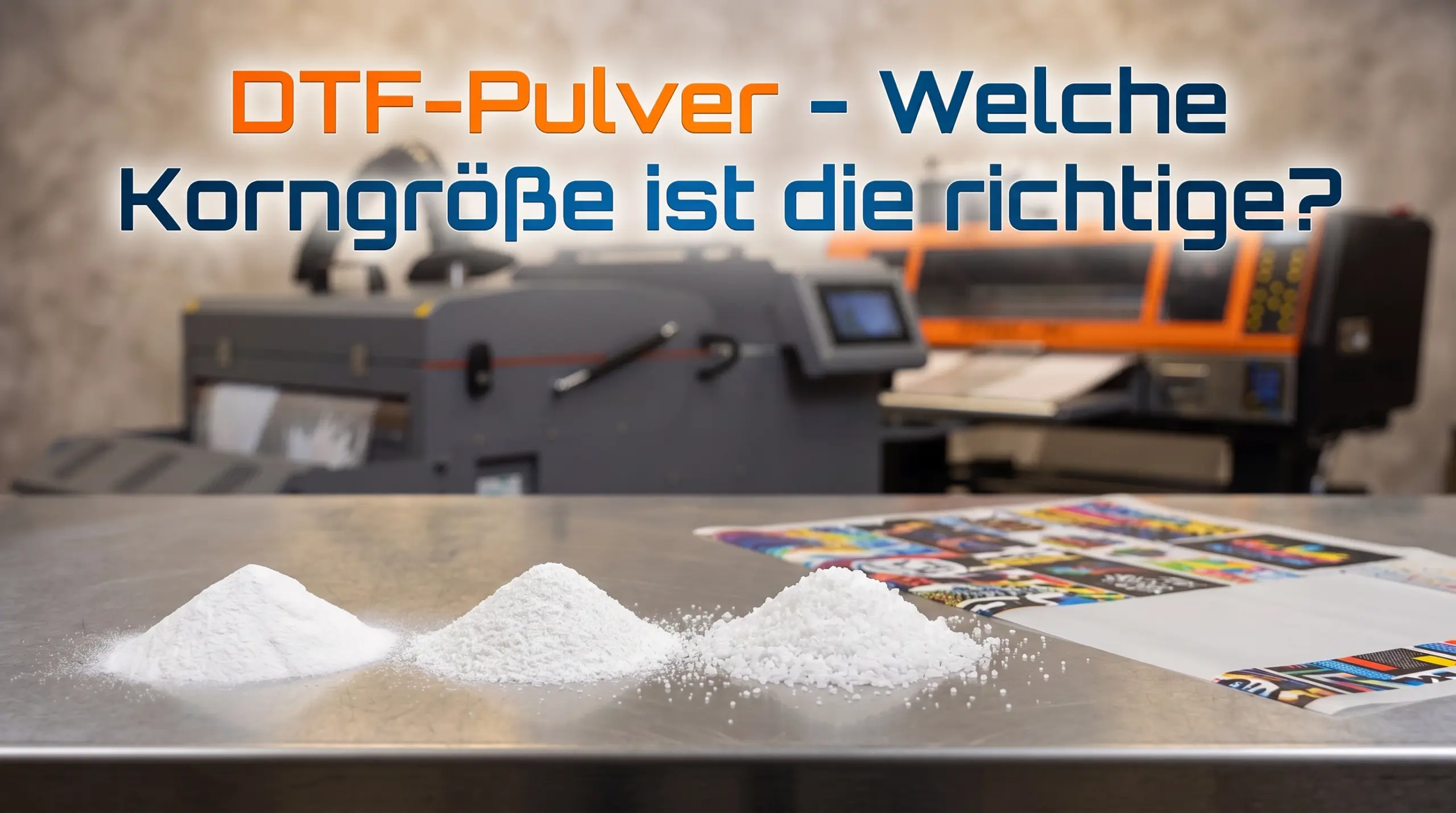 DTF-Kleberpulver richtig wählen: Fein, mittel oder grob? - DIGITRAN 1